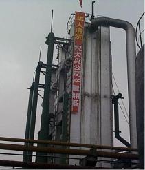 清洗煤氣初冷器現場